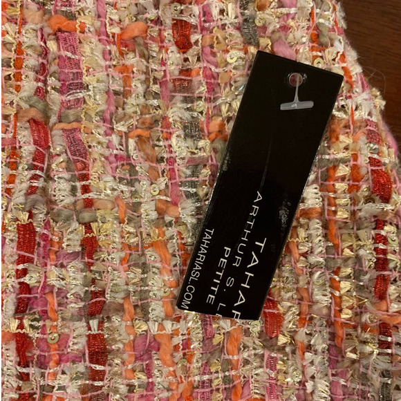 Tahari pink tweed pencil skirt - 2p NWT - Picture 13 of 13